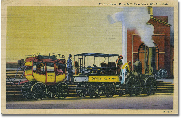 Railroads on Parades - DeWitt Clinton