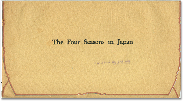 Envelope for Four Seasons in Japan