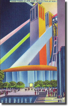 Theme Tower of New York World's Fair of 1939