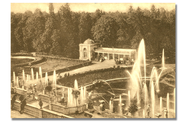 Fountains at Peterhof near Leningrad