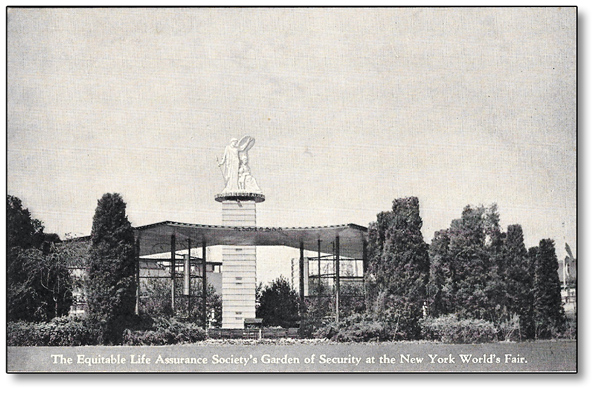 Equitable's Garden of Security Postcard