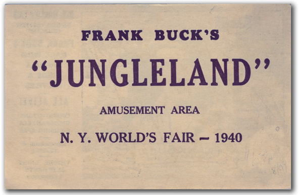 Frank Buck's – Jungleland