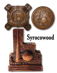 Syrocowood collectibles from the '39 World's Fair