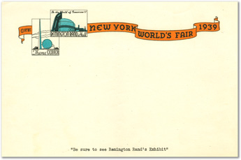 Remington-Rand Letterhead