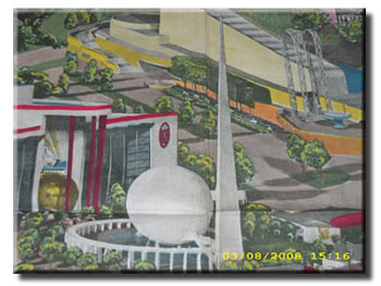 Unidentified 1939 New York World's Fair Printed Cloth