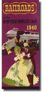 1940 Railroad on Parade brochure cover