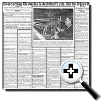 Adolph Witschard - GM Futurama Newspaper Article