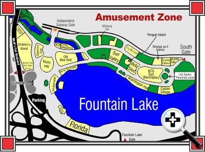 Amusement Zone Map