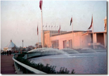 Great Britain (center), Italy (far right), Gardens on Parade dome (left in the background)