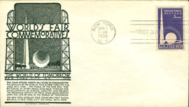 The First Day of Issue - 1939 New York World's Fair