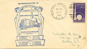 Final Mailing day- 1940 New York World's Fair