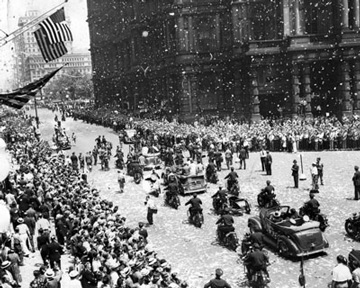 New York World's Fair Parade for Howard Hughes and crew