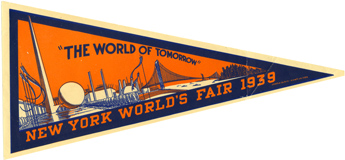 World's Fair Pennant Decal