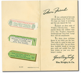 Wrigley Gum Samples