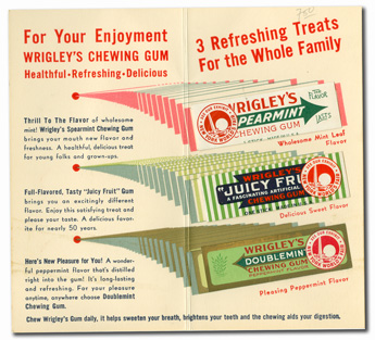 Wrigley Gum Samples