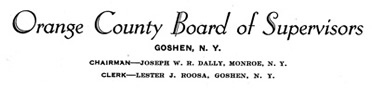 Orange County Chamber of Commerce - 1939 Map