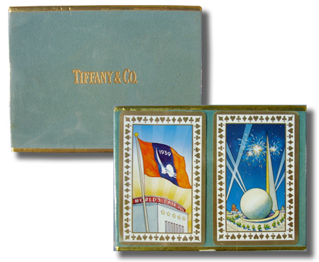 Deck of World's Fair Playing Cards made by Tiffany & Co.