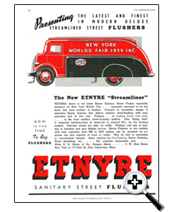 Entyre Street Flusher - New for 1939