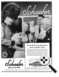 Schaefer Beer Advertisement