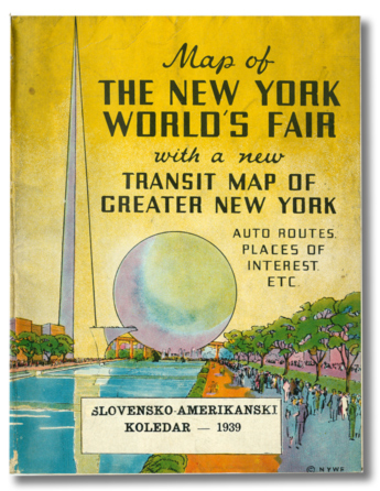 Slovenian - American - 1939 Map cover