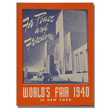 For Peace and Freedon - 1949 New York World's Fair sticker