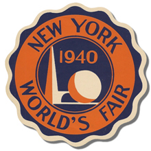 1940 NY World's Fair sticker