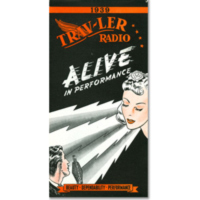 1939 Trav-ler Radio Front Cover 