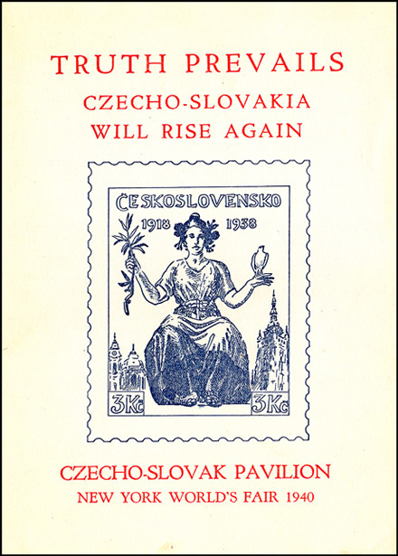 Czechoslovakia - Truth Prevails 1940 cover