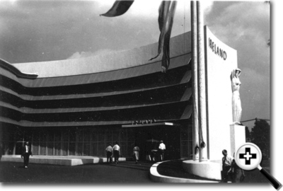 Model of the Irish Pavilion