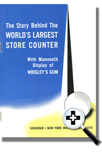 World's Largest Store Counter - Wrigley's Gum