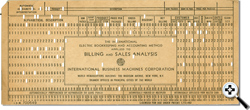 IBM Punch Card