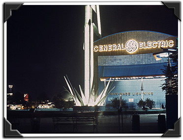 General Electric at night