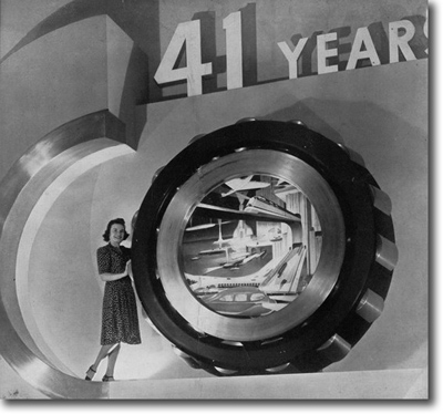 Large Timkin Bearing - Part of the display in the Metals Building