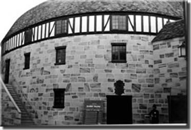 Globe Theater Entrance at the 1939 New York World's Fair