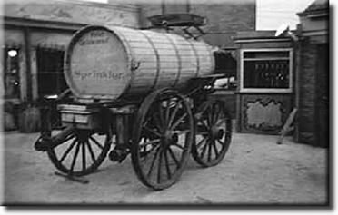 Sprinkler Wagon in Old New York