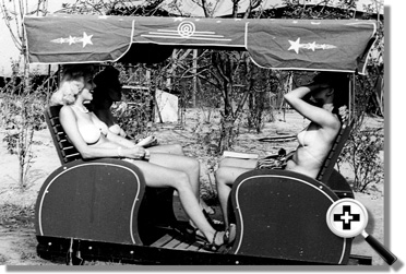 NTG Sun Worshipers - topless girls at the 1939 New York Wrold's Fair.